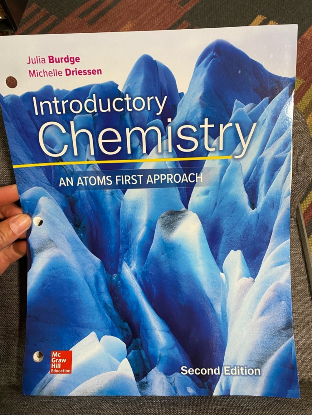McGraw Hill Introductory Chemistry Textbook - Blue (Second Edition)